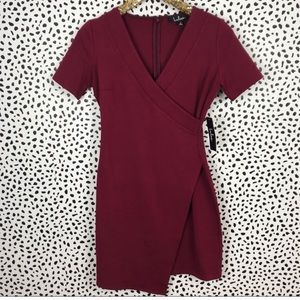 NWT Lulu’s faux wrap dress